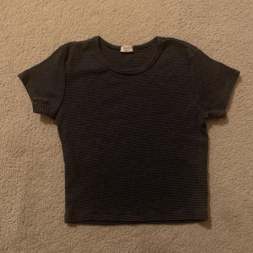 Brandy Melville Striped Short Sleeve Tee